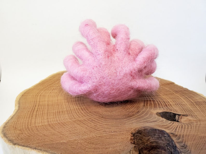 Needle Felted Beholder, cute monster. Gift for Dnd players, role playing games. Plush Figurine. Nerd gift ideas image 4