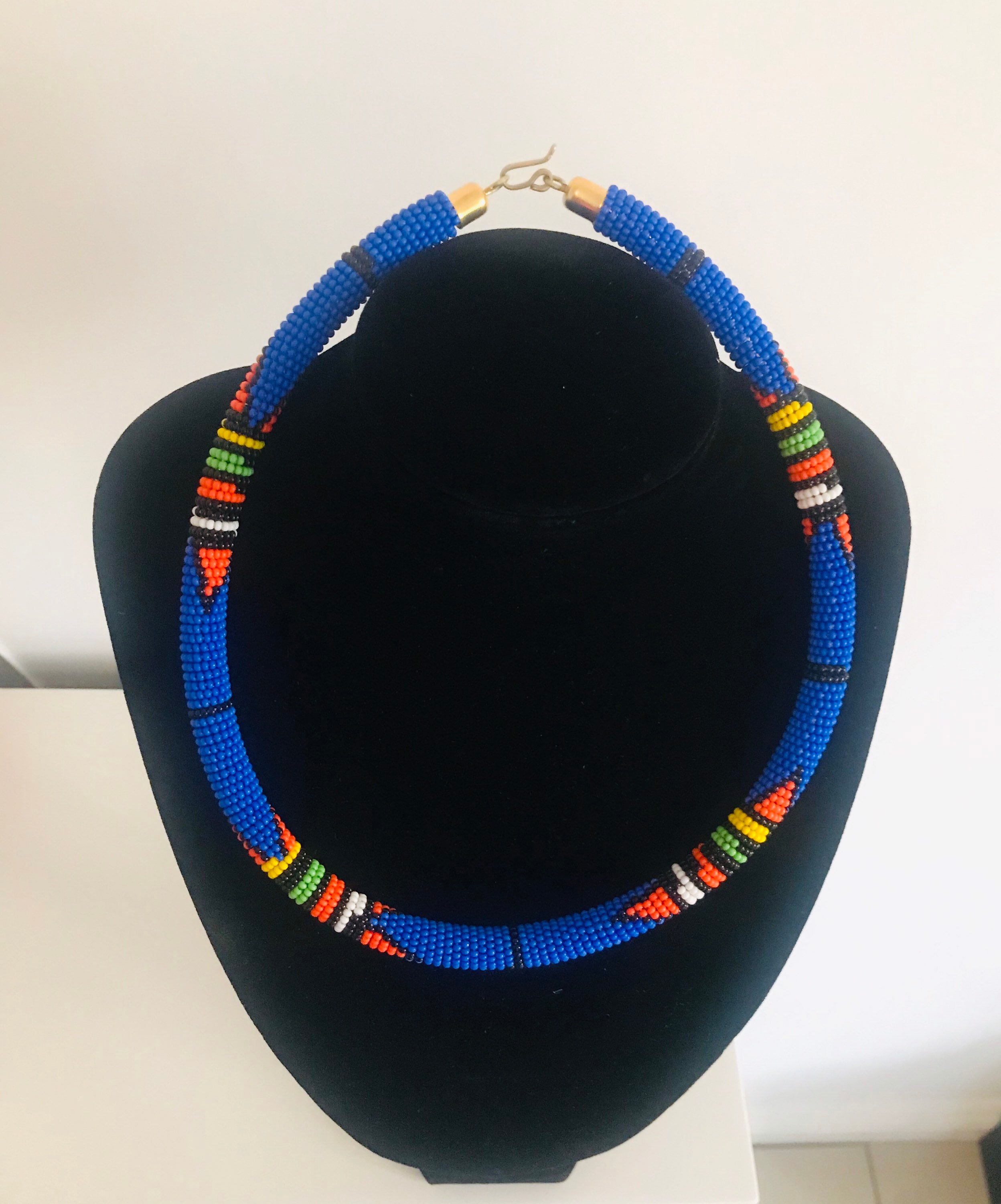 African necklace beaded/Choker necklace Etsy