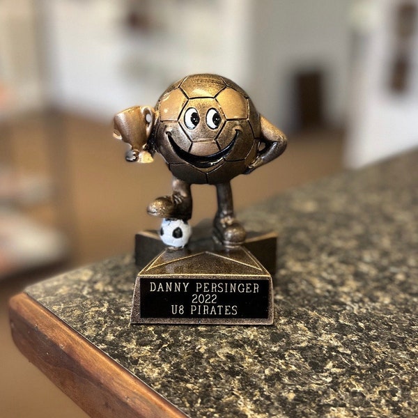 Soccer Trophy | Little Buddy | Custom Award | Youth Soccer | Personalized Soccer Trophy