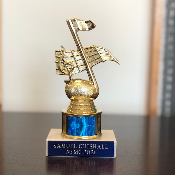 Music Trophy| Chorus Award | Piano | Band Gift |End of Year Award | Karaoke | Talent Show | Band