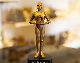 Achievement Award | Best of the Best Trophy | Statue | Custom | Best Boyfriend Girlfriend Mom Dad Sibling