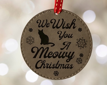 Cat Acrylic Ornament | Cat Lover Gift | Christmas Ornament | Cat Lady Ornament