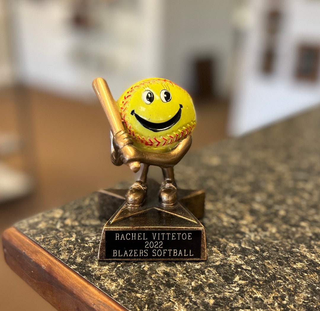 Softball Trophy Little Buddy Resin custom Award Youth Softball