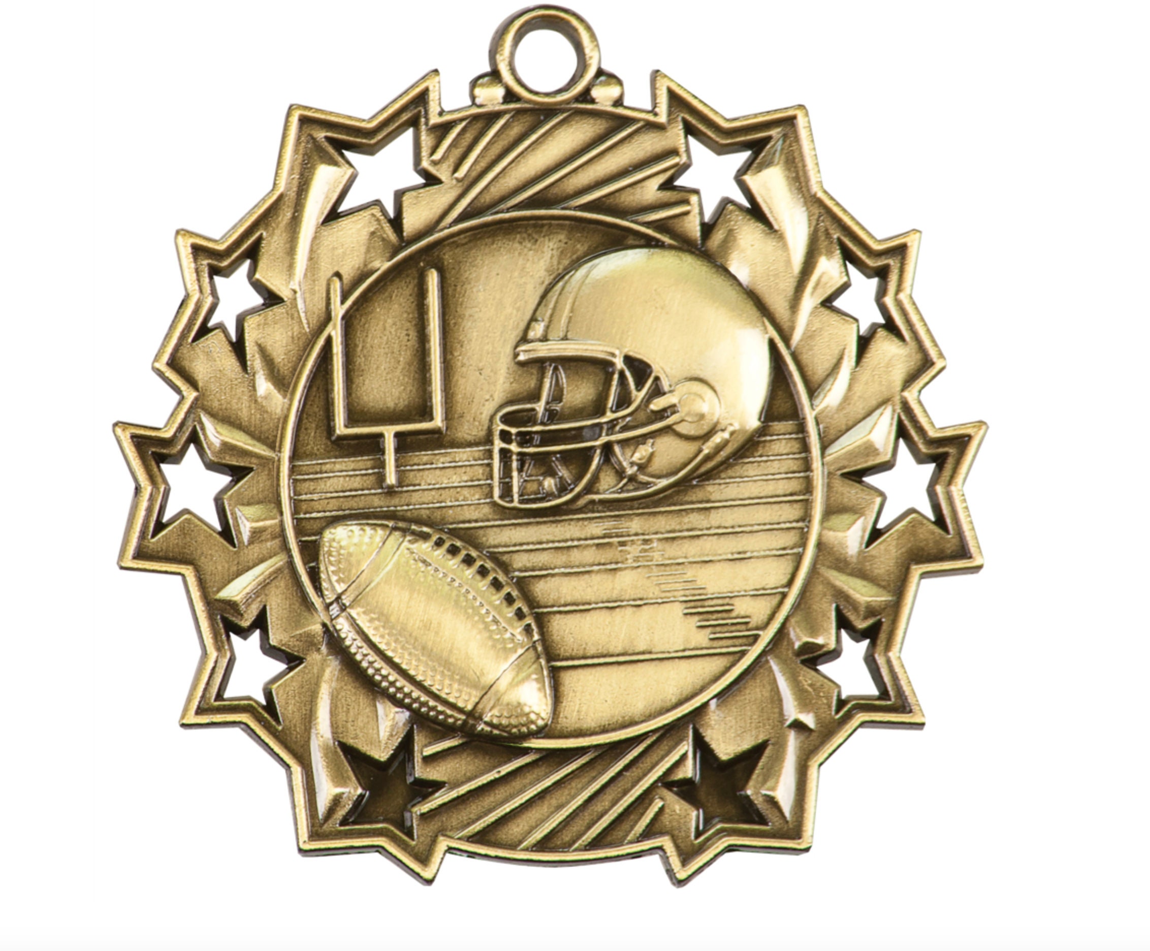 Football Medals with Ribbons PACKS OF 1/5/10/15/20 *FREE ENGRAVING* 