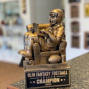 Fantasy Football Trophy FREE ENGRAVING | Chose 6 or 9 inch