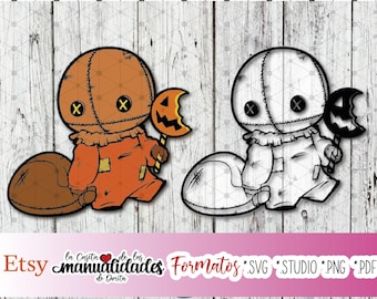 Trick'r Treat Sam Layers halloween SVG, Cut file, Cricut, Trick or Treat svg, Halloween svg, Horror Digital File Svg/Png/Studio /pdf