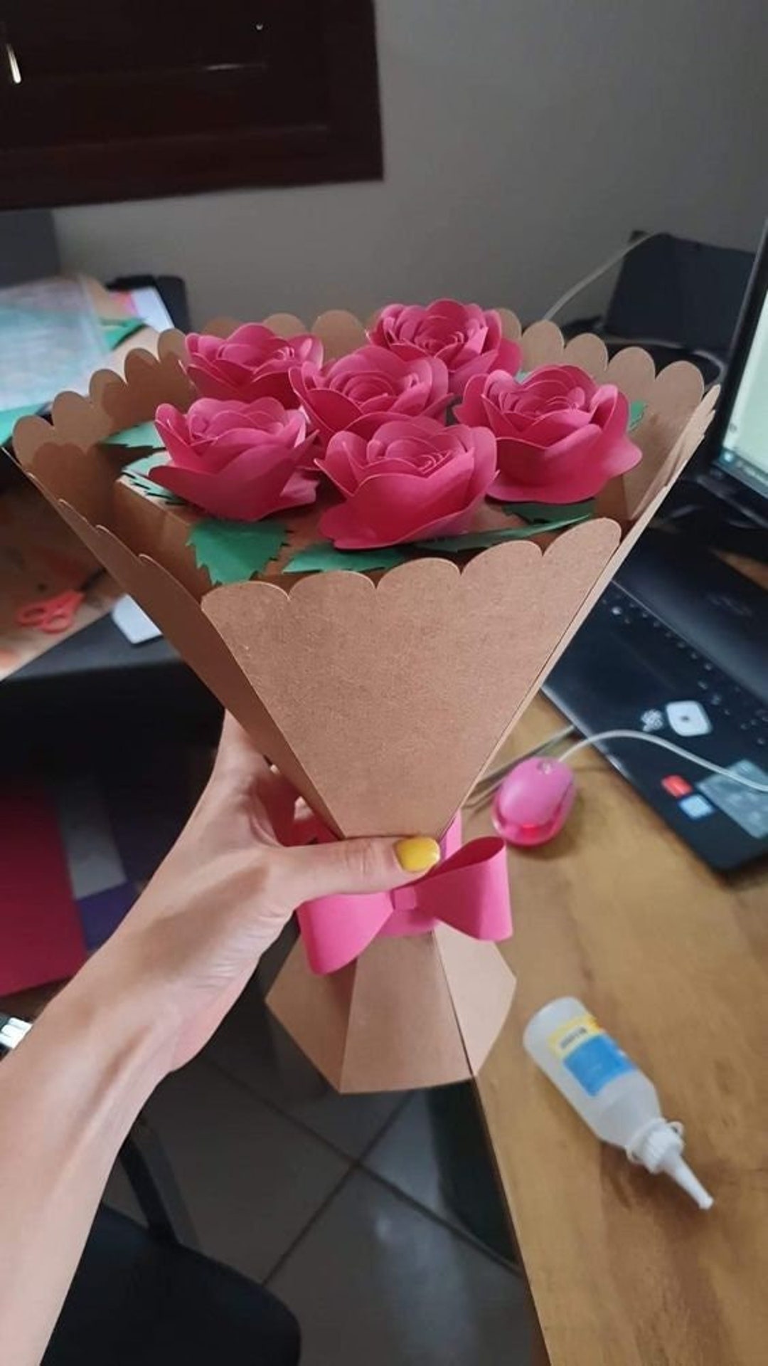  Papel de regalo de flores para ramos de flores, papel
