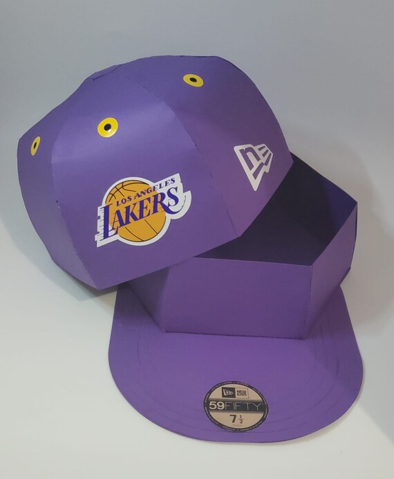 Los Angeles Lakers New Era Scored 59FIFTY Fitted Hat - Purple