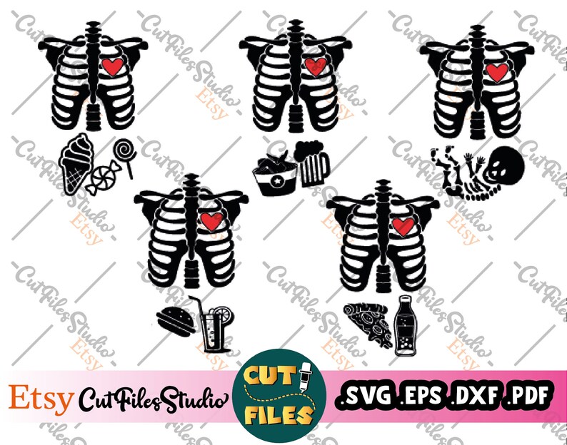 Download Baby skeleton svg Pregnancy skeleton svg family skeleton | Etsy