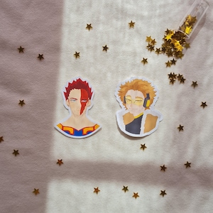 EndHawks Sticker Set | Endeavor | Hawks | Keigo Sticker | Enji Sticker | MHA