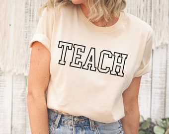 Teacher Tee, Back to School Tee, Teacher Team Shirts, Elementary School, Gift for Teacher, Teach Tee, Teacher Appreciation