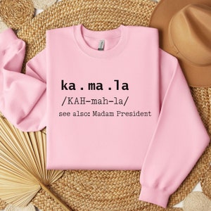 Kamala Harris Sweatshirt, Madam President Sweatshirt, Democrat Sweatshirt, Vote 2024, US Election Sweatshirt, Kamala Harris Rally Sweatshirt