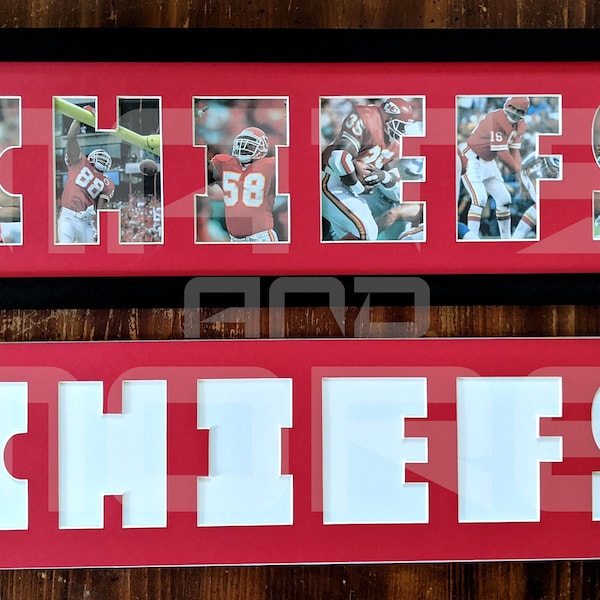Kc Chiefs Picture Frame Etsy