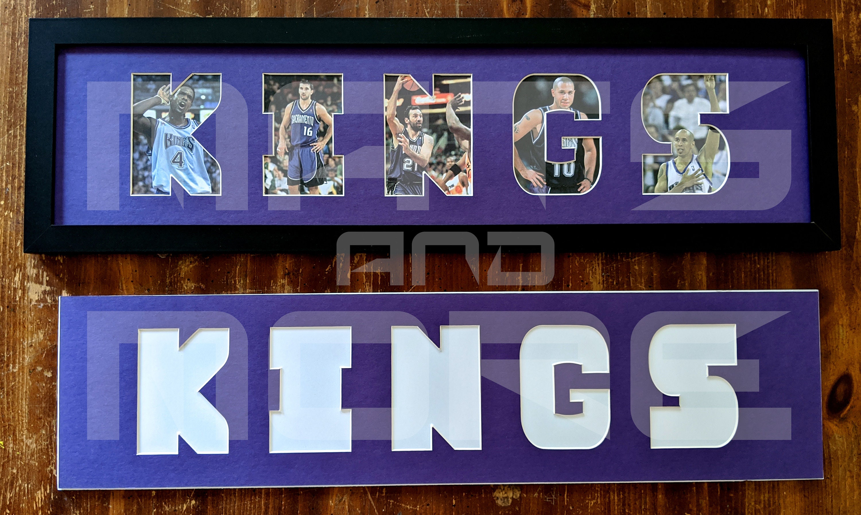 Sacramento KINGS Custom Cut Mat (with Option to Frame) - Etsy
