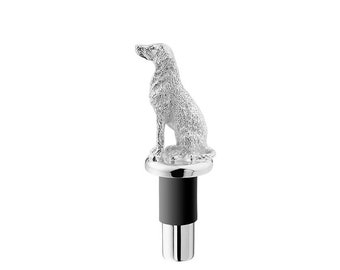 Silver Plated Labrador Bottle Stopper