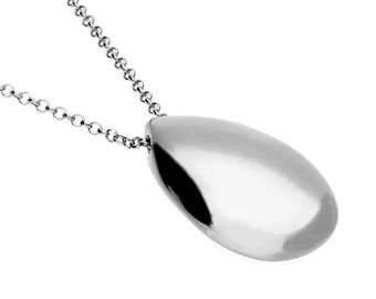 Sterling Silver Tear Drop Necklace
