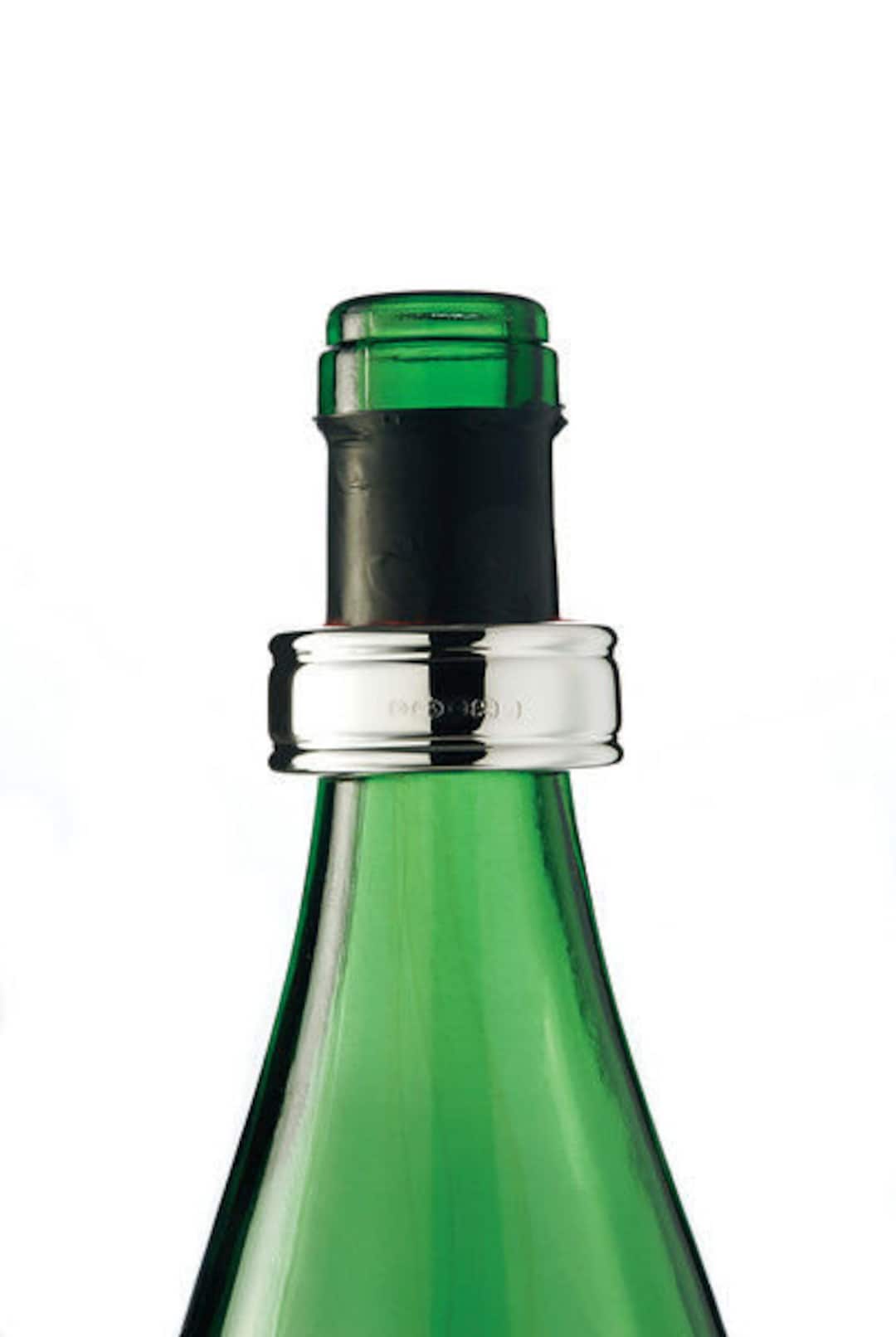 Sterling Silver Wine Bottle Drip Collar / Drip Ring / Wine Collar Etsy