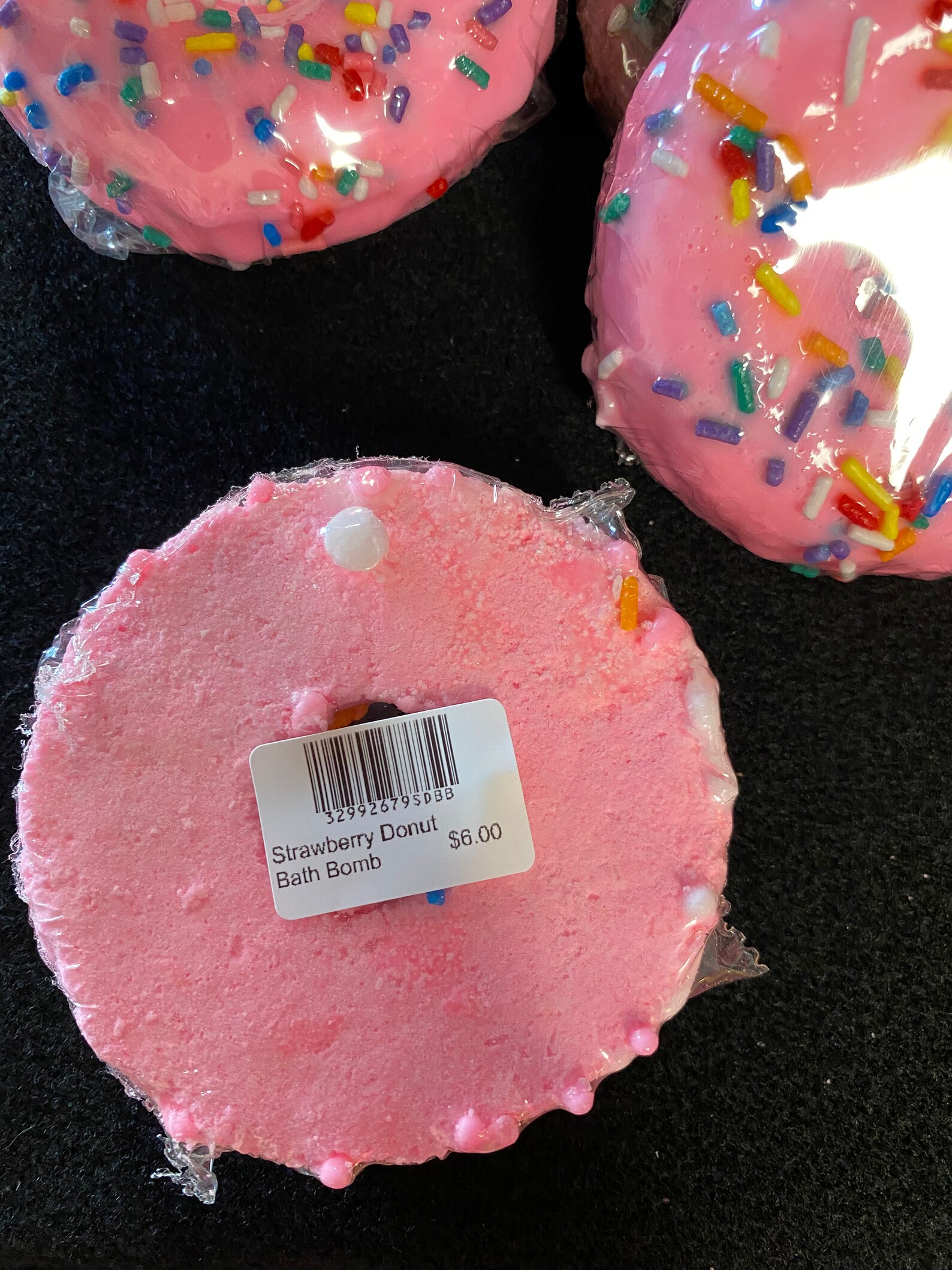 Strawberry Donut Bath Bomb Chocolate Donut Bath Bomb Handmade Etsy