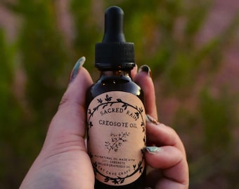 Wildcrafted Creosote Chaparral Oil: Desert Herbalism, Grapeseed Infusion