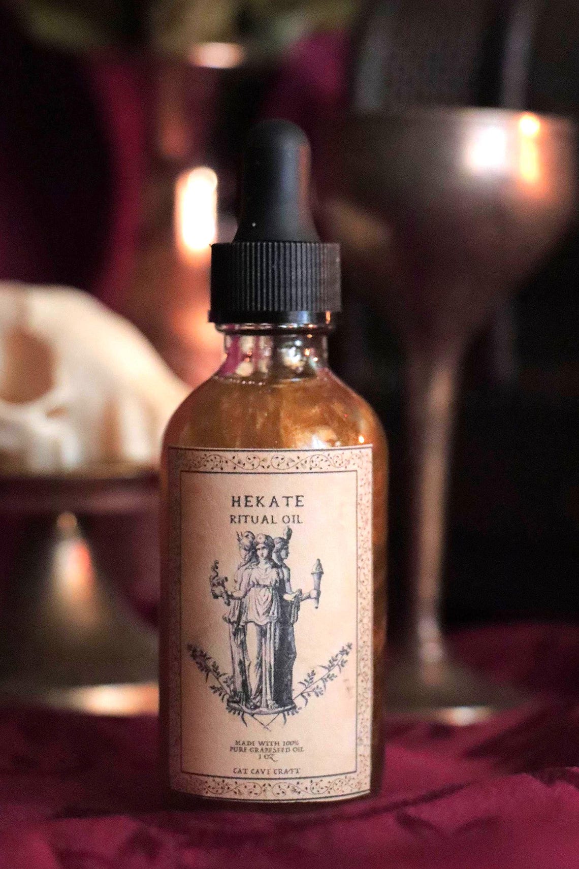 Etsy Ritual Hekate Ritual Oil - Altar Prayer Deity Spell Oil - Etsy