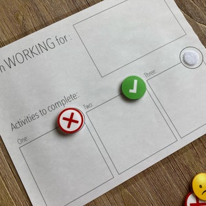 I Am Working for Chart, Behavior Modification Chart, Reward Chart ...