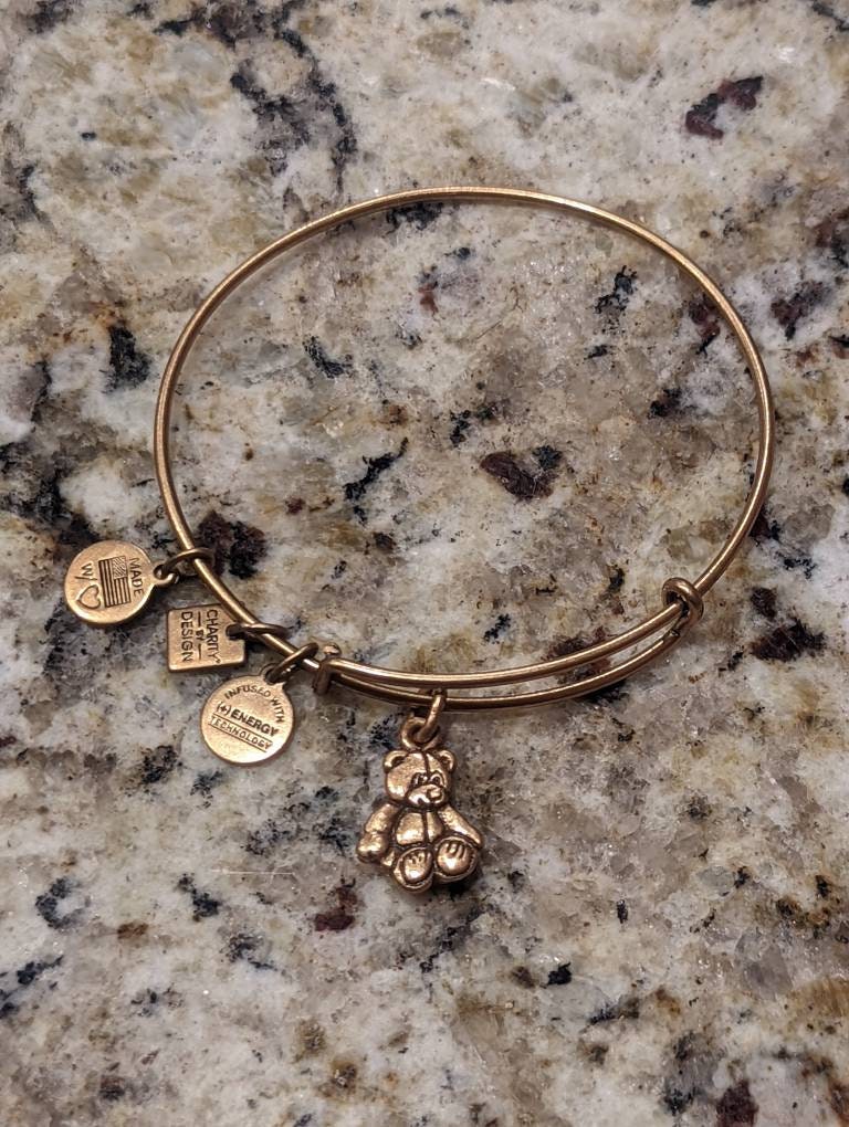 Alex and ani bear bracelet deals