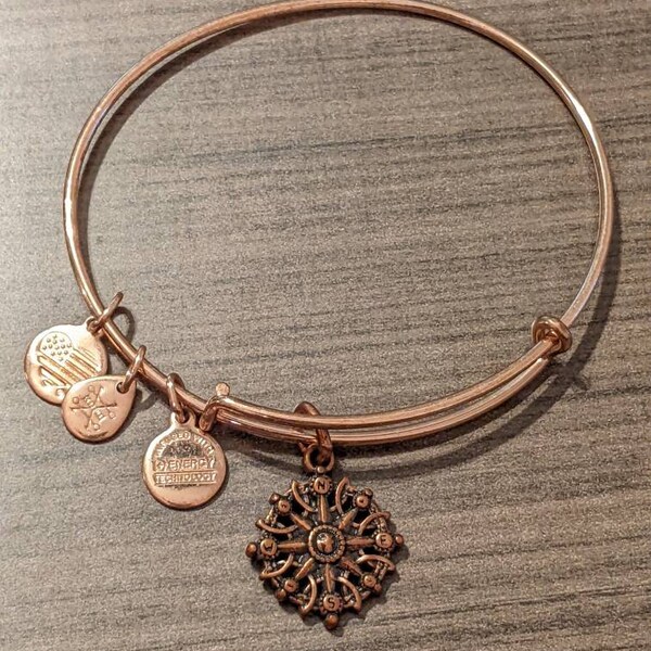 Alex and Ani Compass Charm Bangle Bracelet