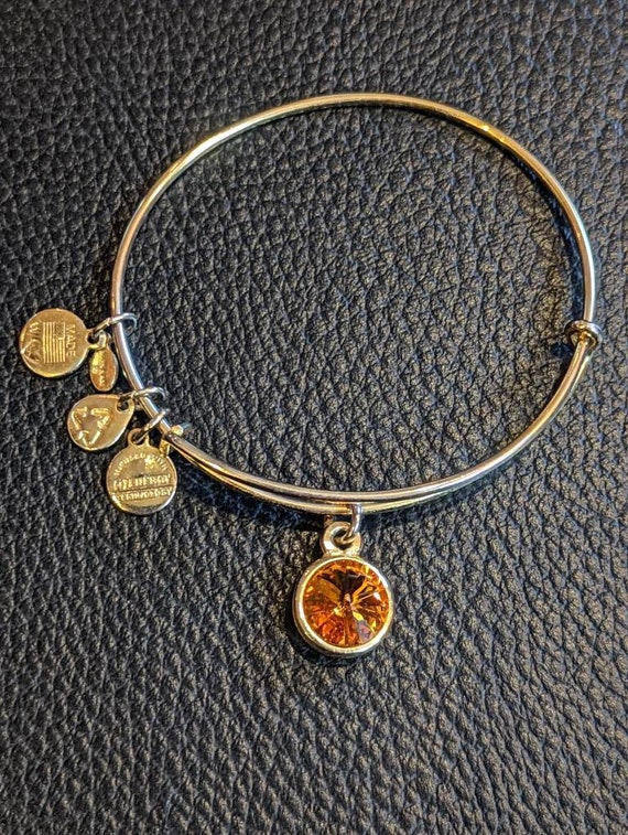 Alex and ani deals birthstone bracelet november