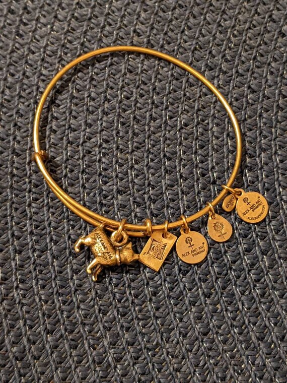 Alex and Ani Monopoly Cat Charm Bangle Bracelet Etsy