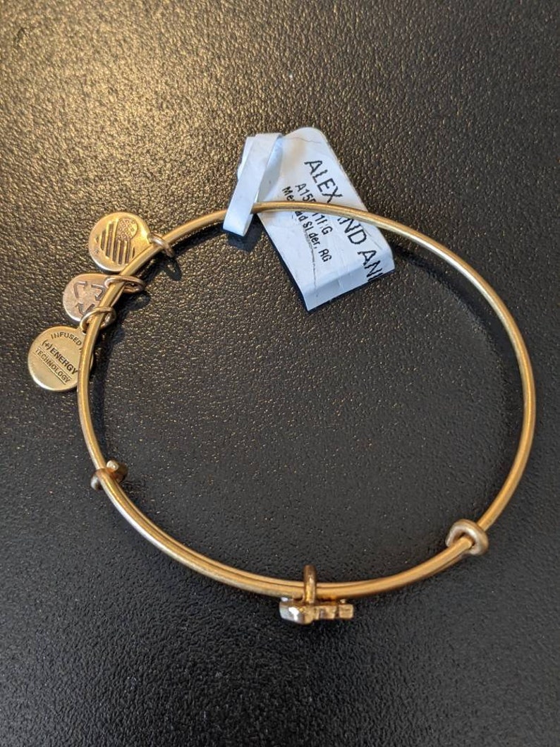 Alex and Ani Mermaid Slider Charm Bangle Bracelet image 4