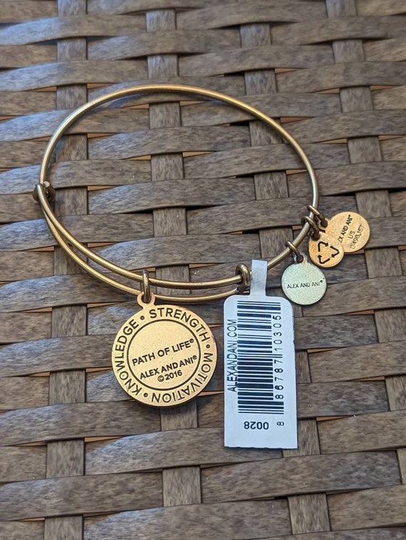 Alex and Ani Path of Life Charm Bangle Bracelet Rafaelian Gold Etsy