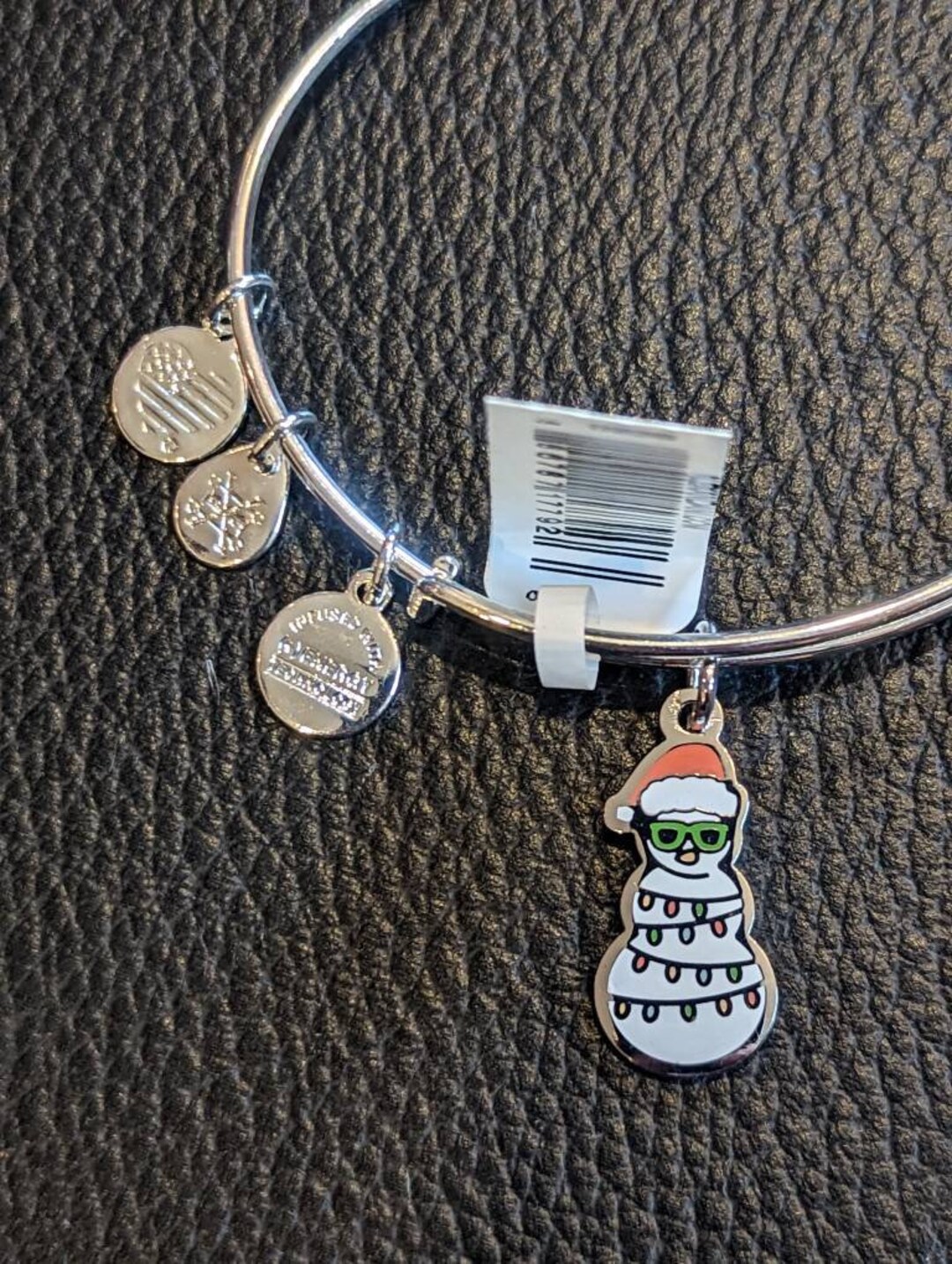 Alex and ani snowman charm bangle sale
