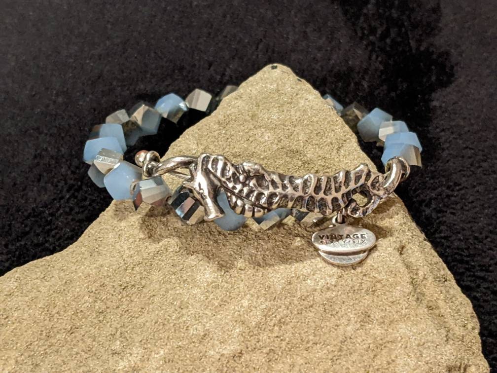 Alex and Ani Vintage 66 Seahorse Adjustable Wrap Bracelet Etsy
