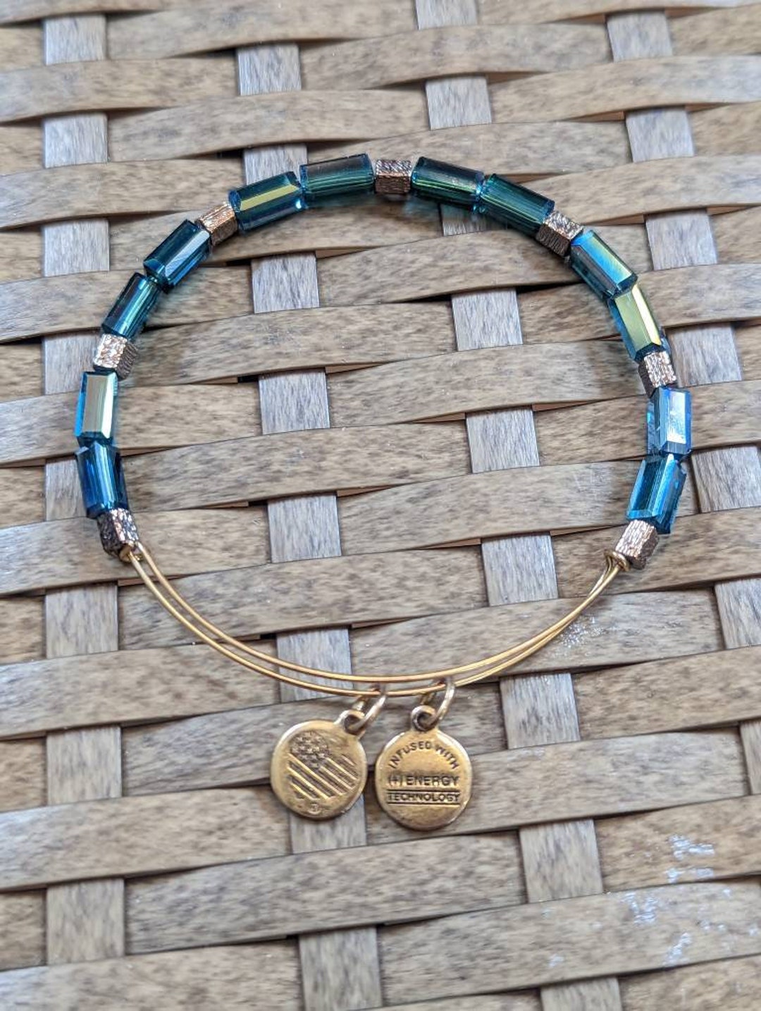 Alex And Ani Whale Tail Set Of Five Charm Bangle Bracelets - Shiny Gold Finish | Jewelers