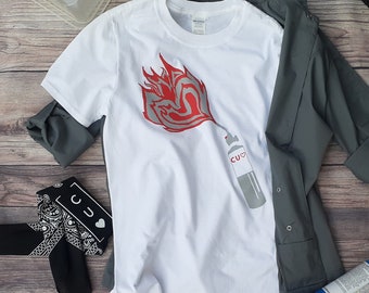 Kitchen Torch Tee Shirt |  Flame Shirt, Flaming Heart Shirt, Foodie Gifts, Shirts for Cooks, Shirts for Chefs, Kitchen Wear, Gift for Cook
