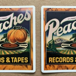 Peaches Records And Tapes Logo Baby Blanket By MiTreats