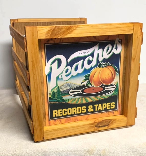 PEACHES RECORDS & TAPES Storage Crate for 12