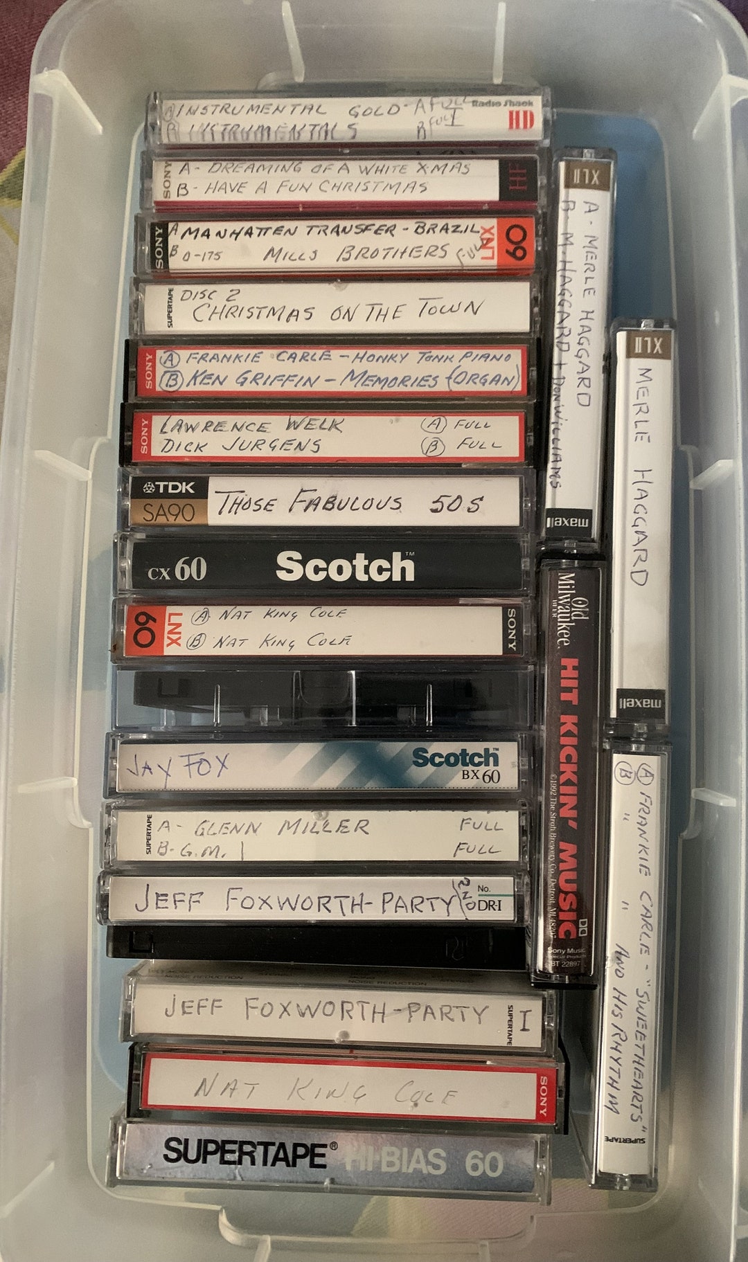 21 CASSETTE TAPES for Tape Overs. Etsy