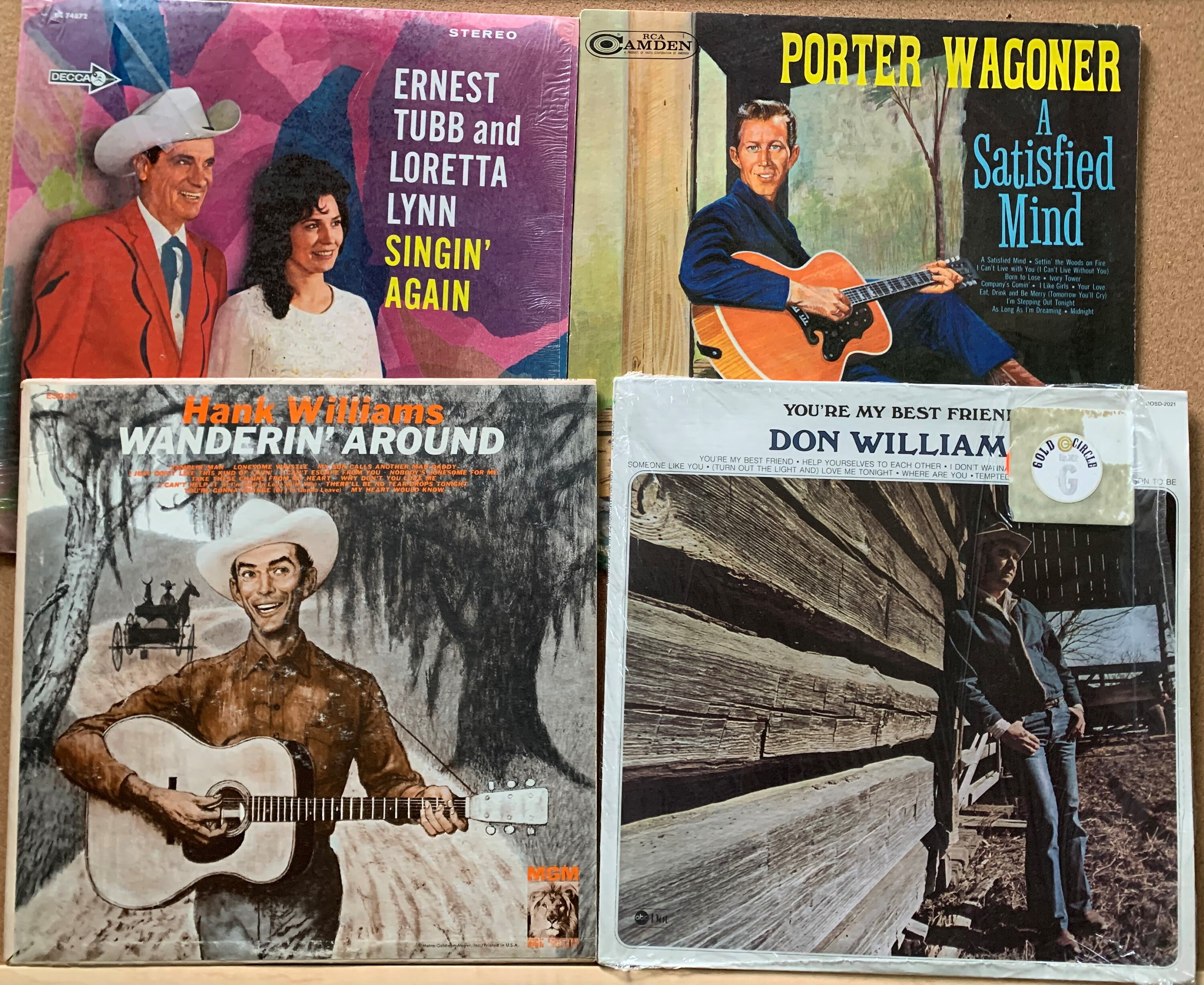 COUNTRY VINYL Records conjunto de 10 Etsy