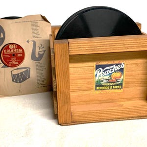 Peaches Records Storage Cate (small size) for 10&quot; - 78&#39;s #1