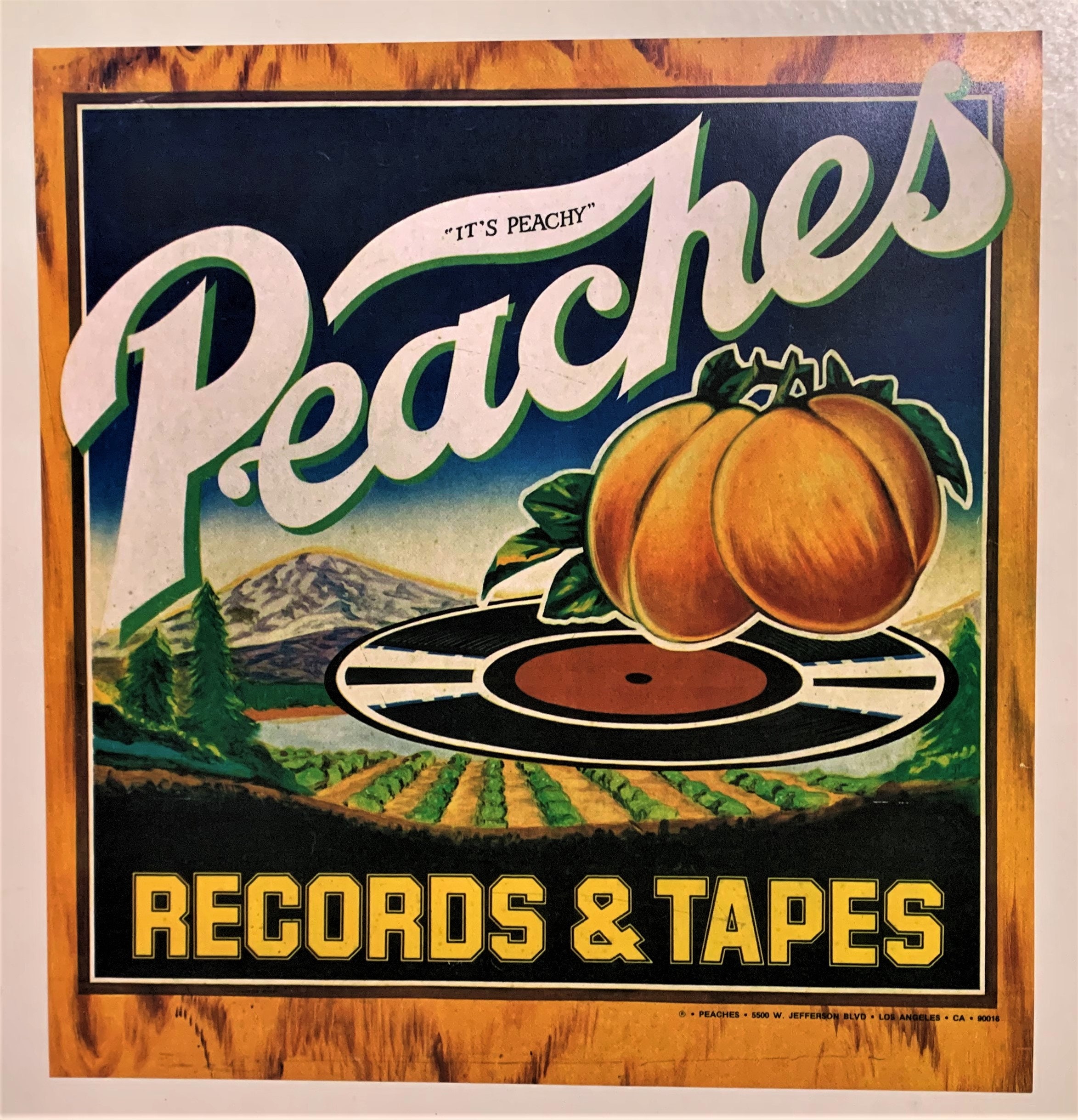 PEACHES RECORDS & TAPES Crate Logos x 2 Etsy