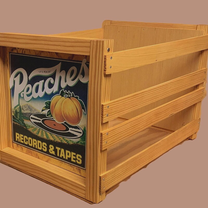 Record Crate - Etsy