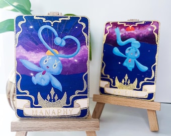 Manaphy Phione Gold Foil Custom Art Print | Pokemon TCG Binder Michi Method Illustration