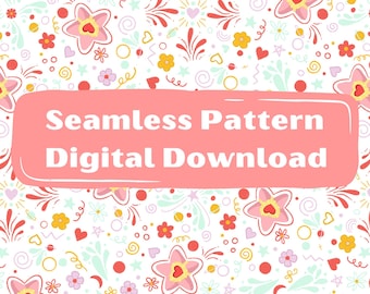Pink Staryu Kawaii Pattern File | Pokemon TCG Custom Illustrated Art