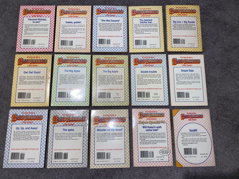 Babysitters Club Little Sister Books Etsy
