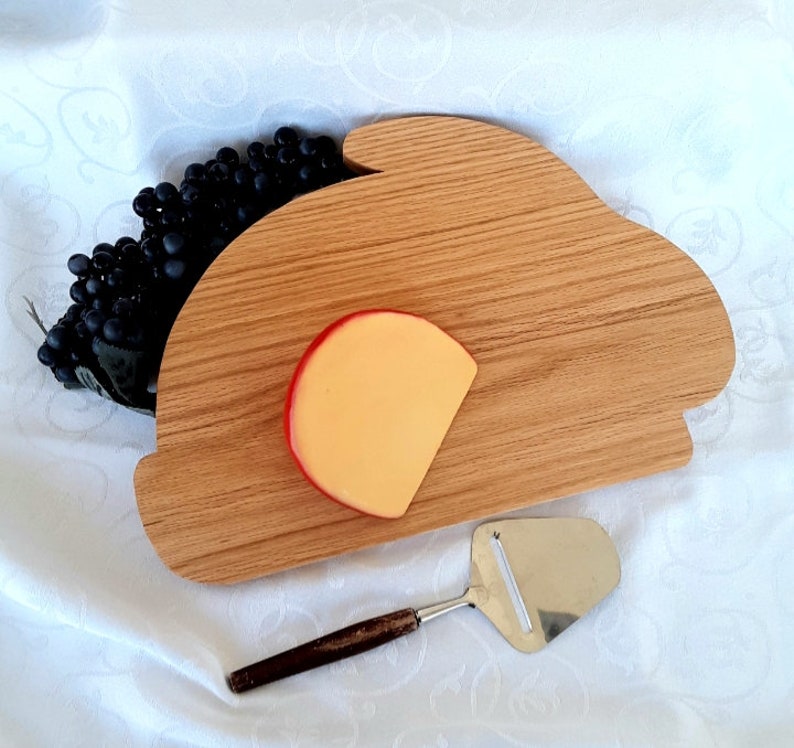 Large Cheese Charcuterie Board Solid Oak Rabbit