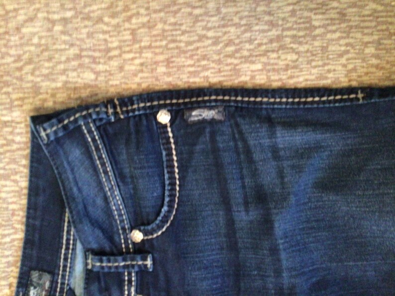 Silver Suki Capri 28 Sequins Pockets