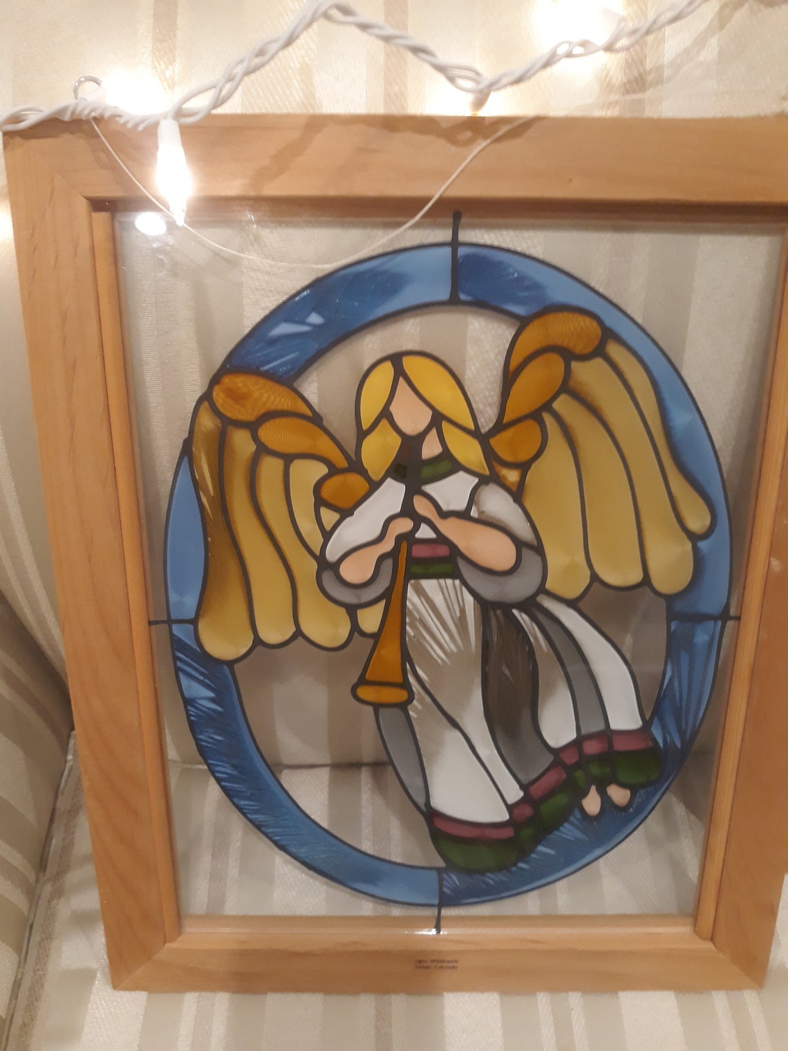 Christian/Catholic Stained Glass Window Hanging Decorations Etsy