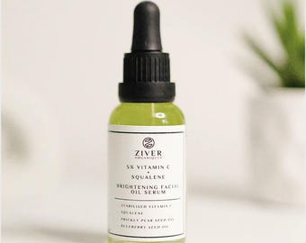 5% Vitamin C + Squalene Brightening Facial Oil Serum