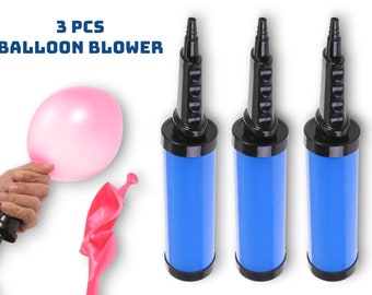 3 Pcs Balloon Blower | Great for Birthday Party's or Events | Perfect Essenntial | Easy to use | Party Must Have